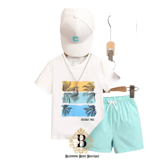 Boy's 2PC Coconut Tree Set
