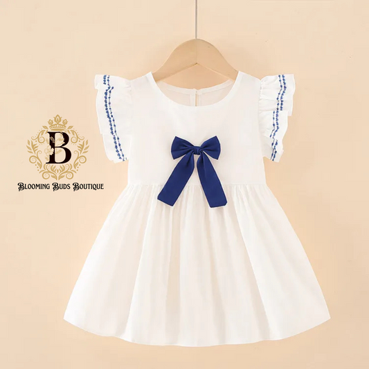 Toddler Girl Big Bow Dress