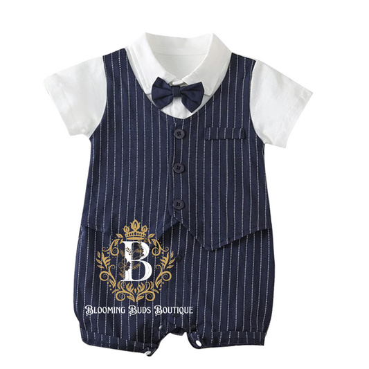 Little Gentleman Bow Tie Bodysuit