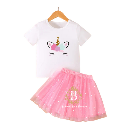 Unicorn 2PC Skirt Set