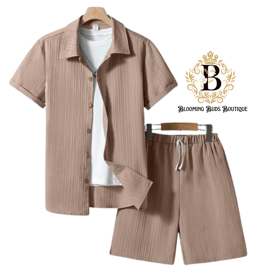 Teen Boys Shirt & Shorts Set