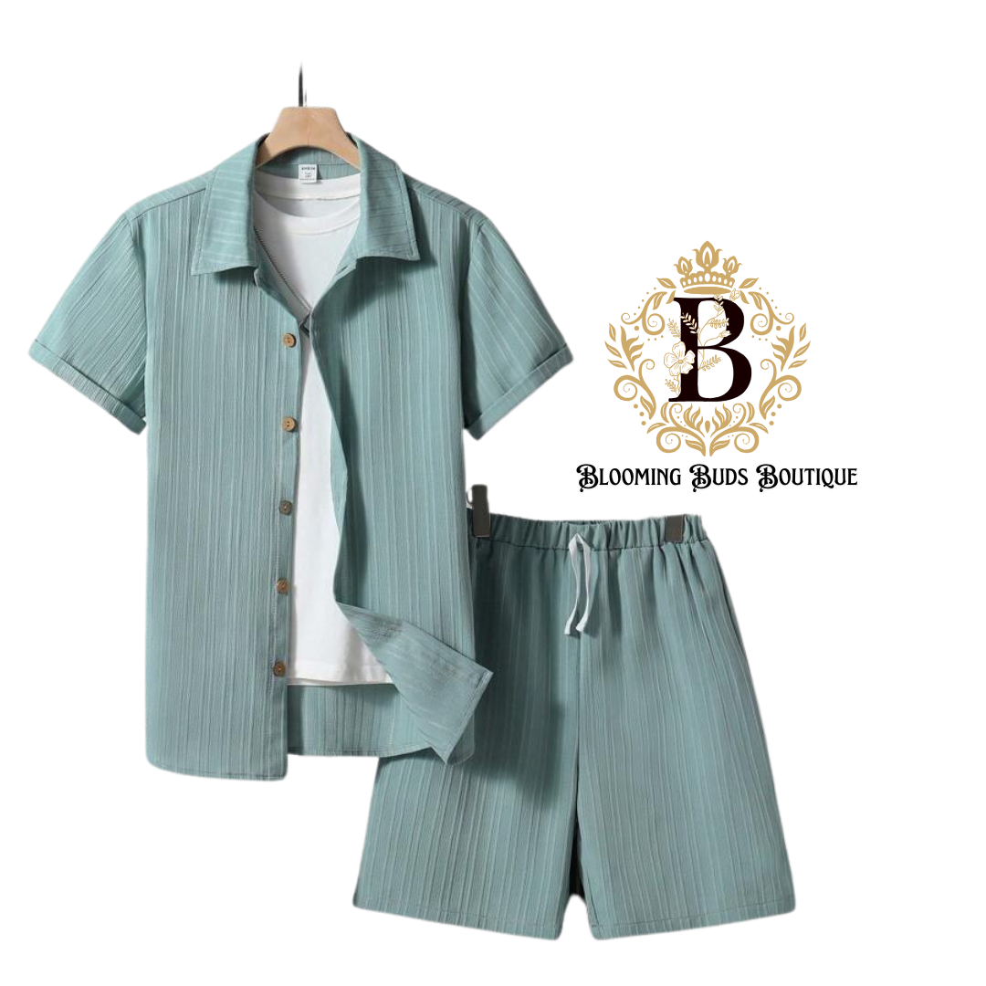 Teen Boys Shirt & Shorts Set