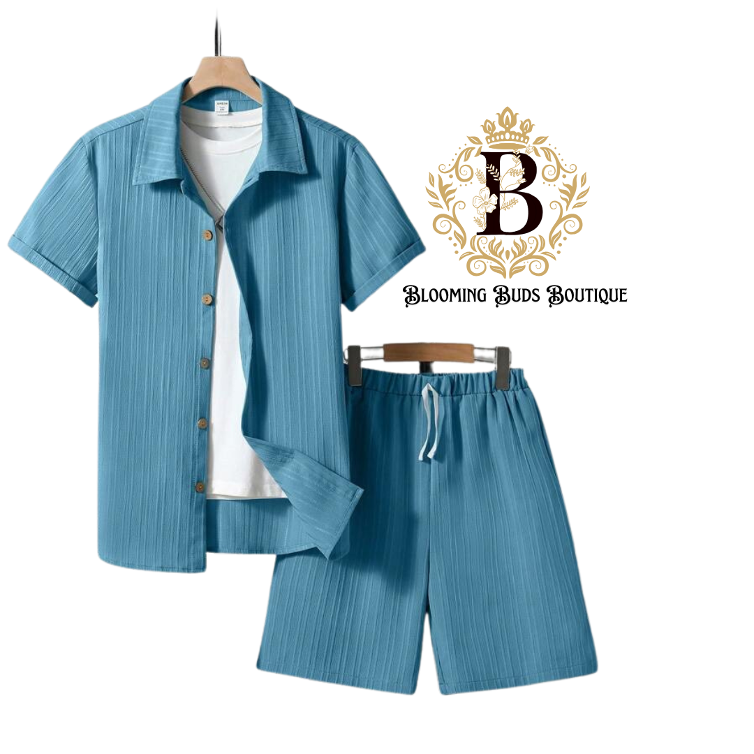 Teen Boys Shirt & Shorts Set