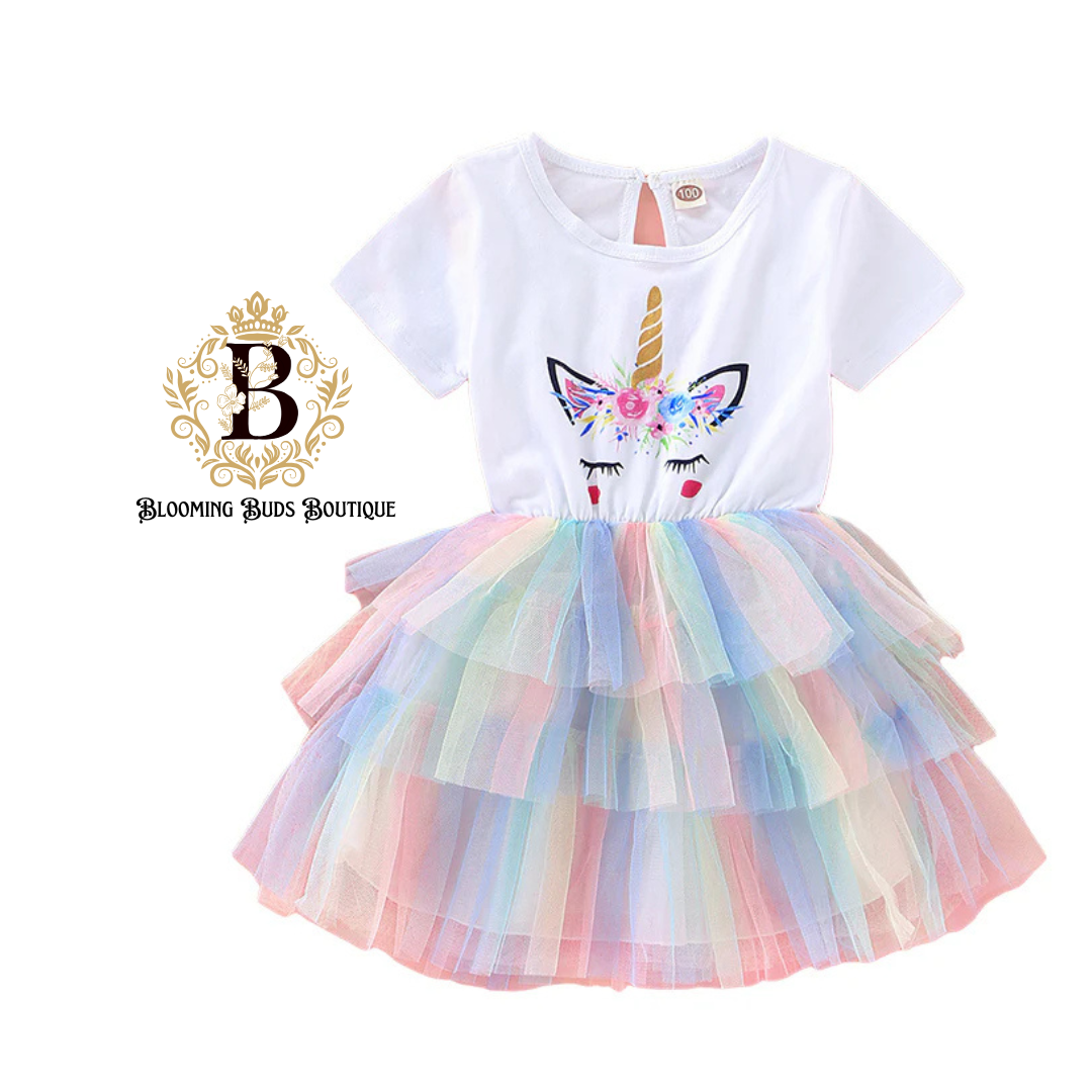 Rainbow Unicorn Dress